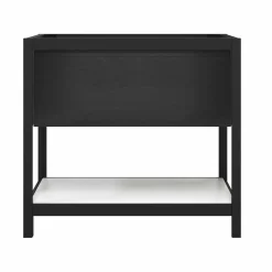 Native Trails 36" Solace Freestanding Vanity Base, Midnight Oak, Pearl Shelf, VNO368-P
