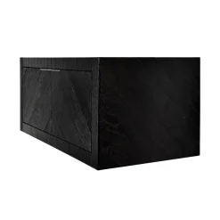 Native Trails 36" Vintner's Floating Wall Mount Vanity Base with Drawer in Noir, VNW208