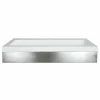 Native Trails 36" Zaca Vanity Base with NativeStone Trough Sink in Pearl, VNS36S-NSL3619-P