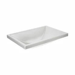 Native Trails Amara 20" x 14" Rectangle Fireclay Bathroom Sink, Silver, PML2014-S