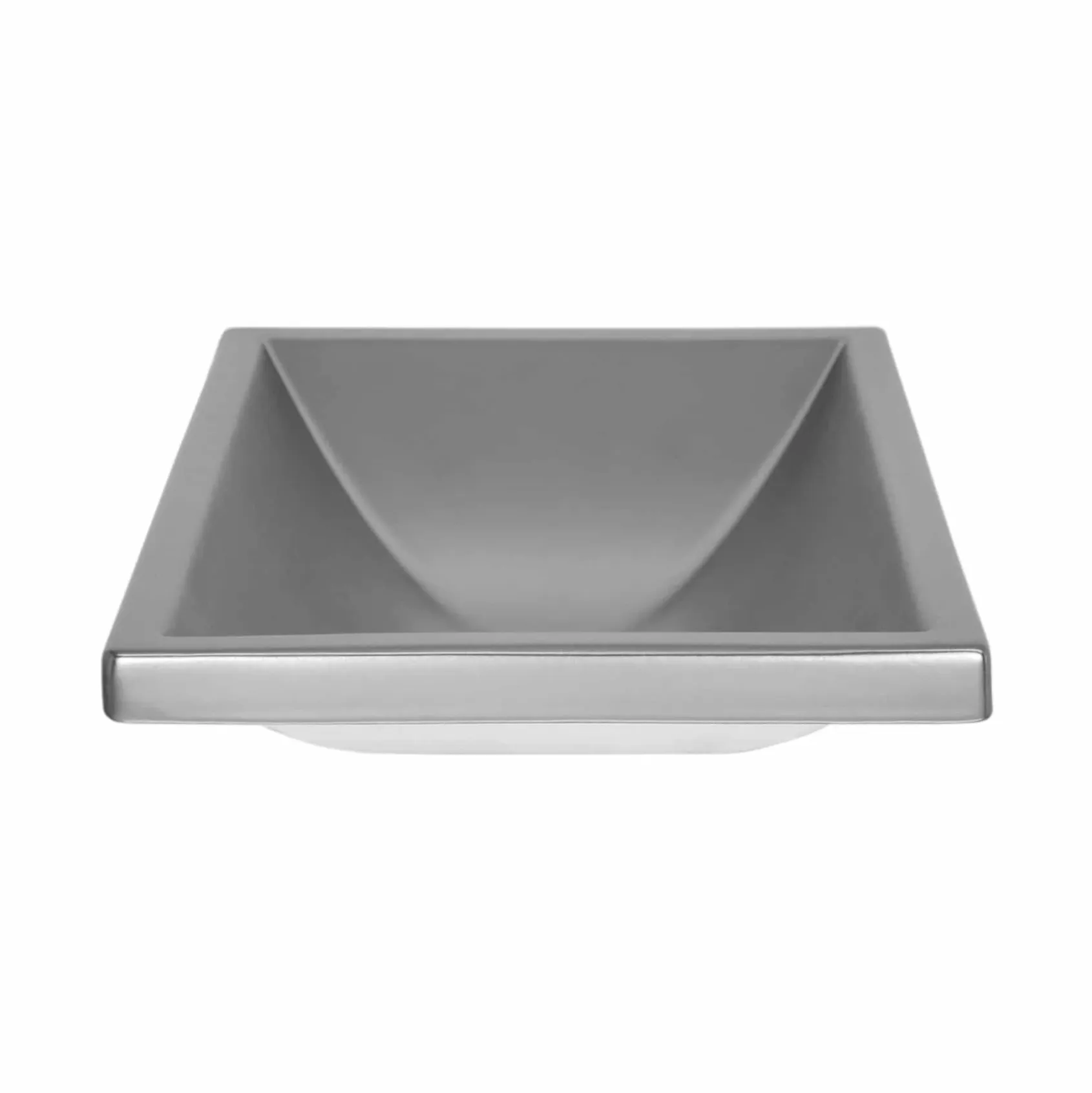 Native Trails Amara 20" x 14" Rectangle Fireclay Bathroom Sink, Platinum, PML2014-P