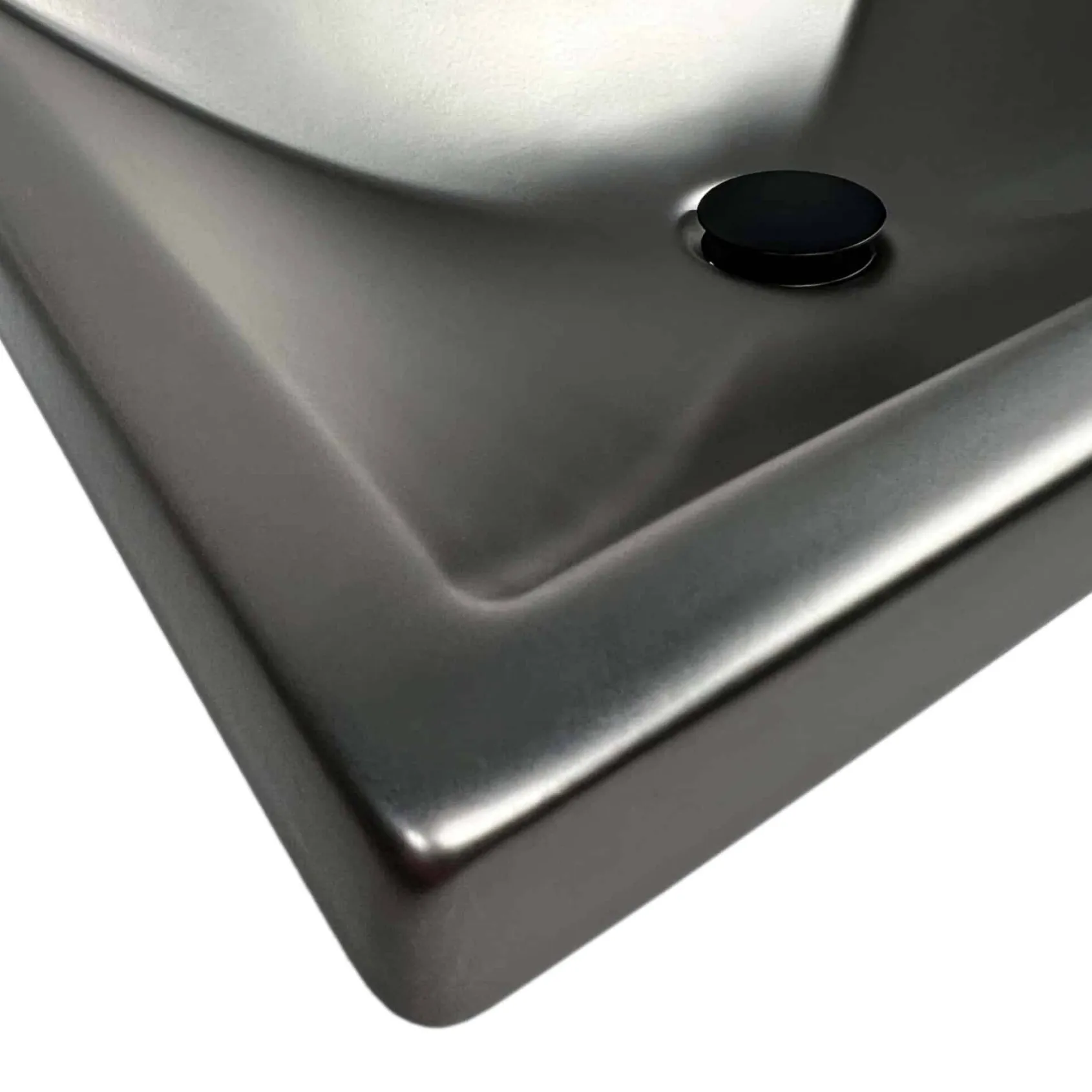 Native Trails Amara 20" x 14" Rectangle Fireclay Bathroom Sink, Platinum, PML2014-P