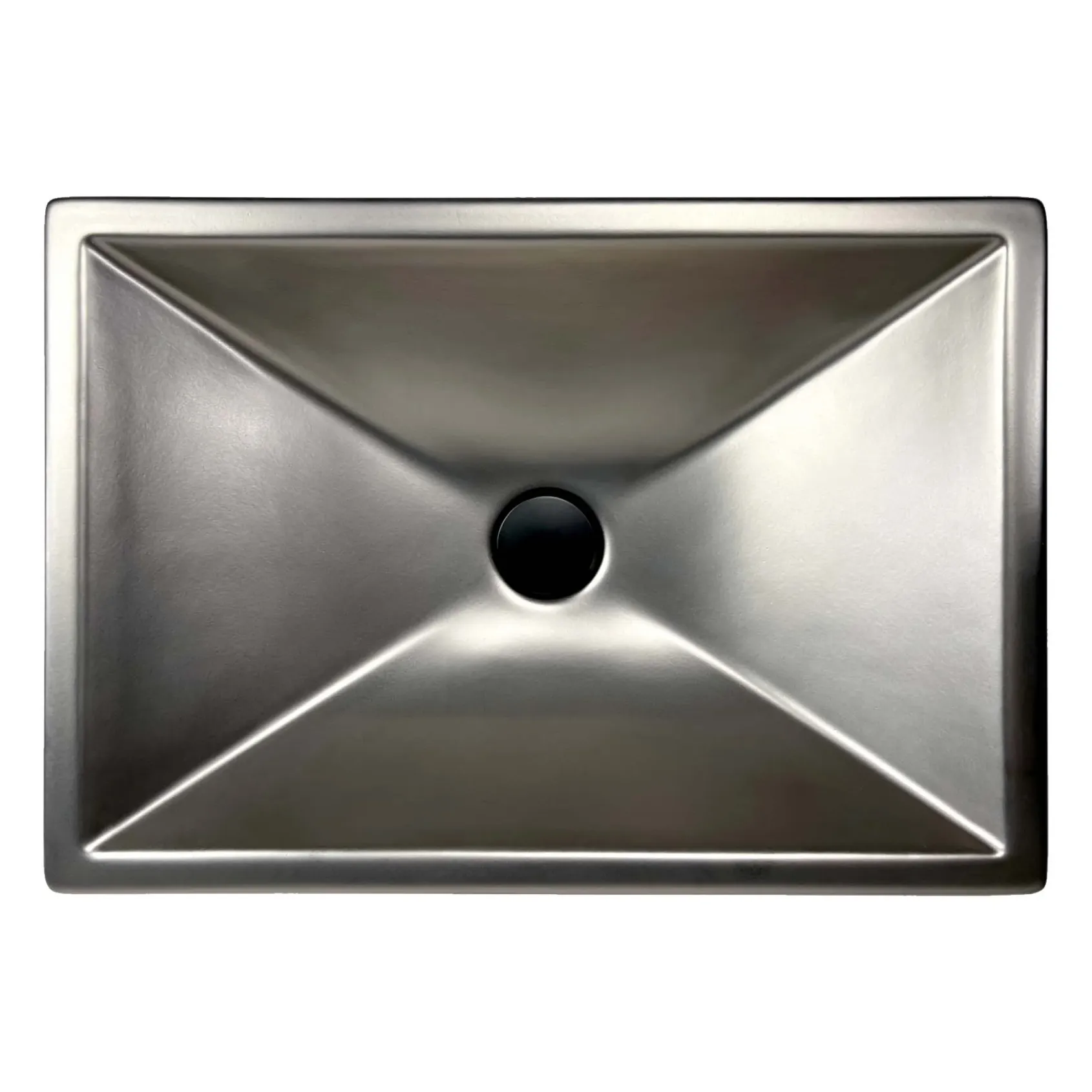 Native Trails Amara 20" x 14" Rectangle Fireclay Bathroom Sink, Platinum, PML2014-P