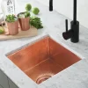Native Trails Cantina 15" Copper Bar/Prep Sink, Polished Copper, CPS434