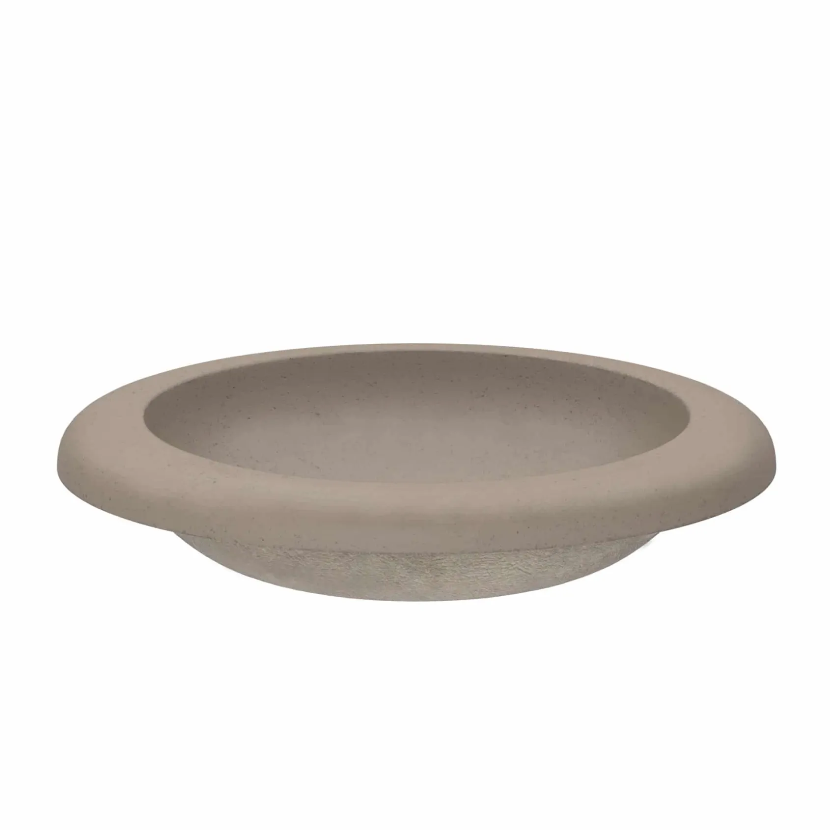 Native Trails Cuyama 21" Round NativeStone Concrete Bathroom Sink, Earth, NSL2115-E