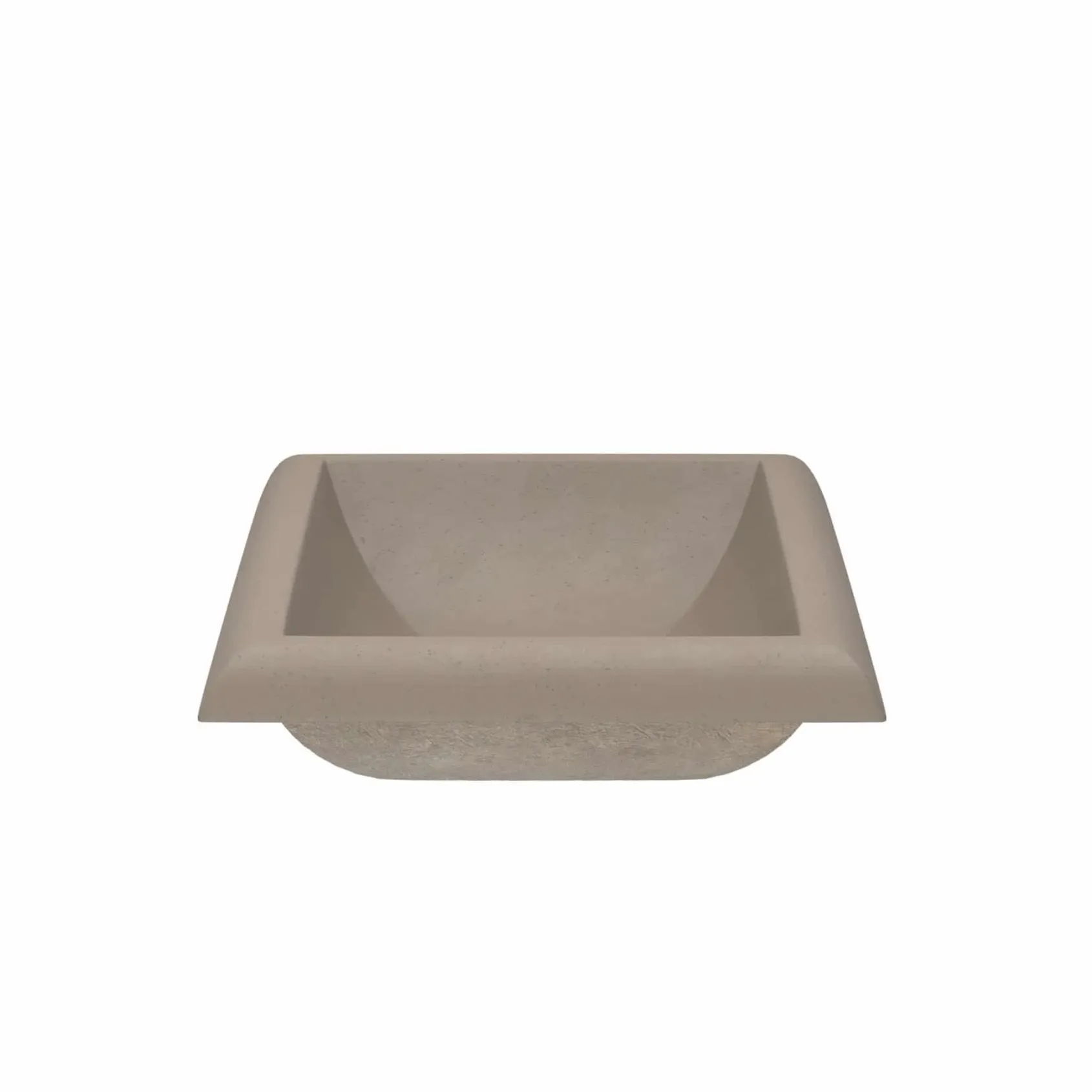 Native Trails Montecito 22" Rectangle NativeStone Concrete Bathroom Sink, Earth, NSL2216-E