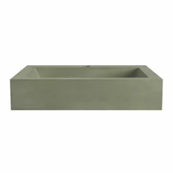 Native Trails Natoma 24" x 19" Rectangle Wall Mount NativeStone Concrete ADA Bathroom Sink, Ocean, NSL2405-O