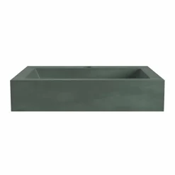 Native Trails Natoma 24" x 19" Rectangle Wall Mount NativeStone Concrete ADA Bathroom Sink, Earth, NSL2405-E