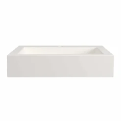 Native Trails Natoma 24" x 19" Rectangle Wall Mount NativeStone Concrete ADA Bathroom Sink, Sage, NSL2405-G