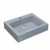 Native Trails Natoma 24" x 19" Rectangle Wall Mount NativeStone Concrete ADA Bathroom Sink, Forest, NSL2405-F