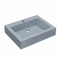 Native Trails Natoma 24" x 19" Rectangle Wall Mount NativeStone Concrete ADA Bathroom Sink, Forest, NSL2405-F