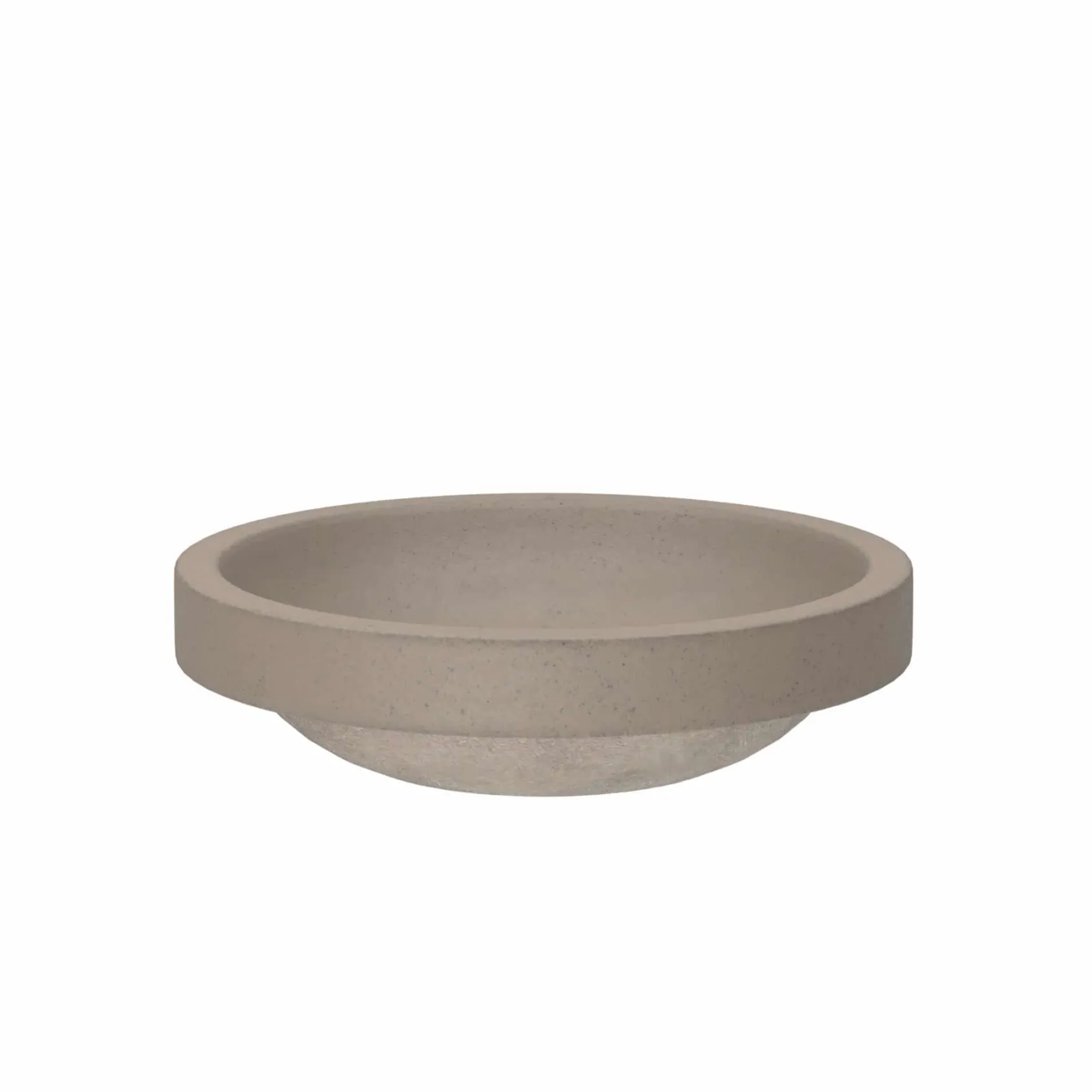 Native Trails Tolosa 19" Oval NativeStone Concrete Bathroom Sink, Earth, NSL1916-E