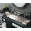Native Trails Trough 48" Rectangle Nickel Bathroom Sink, Polished Nickel, CPS808