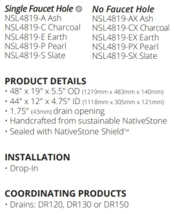 Native Trails Trough 48