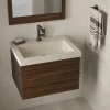 Native Trails Trough 24" Rectangular Drop-In NativeStone Concrete Bathroom Sink, Sand, NSL2419-D