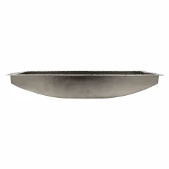 Native Trails Trough 36" x 14" Rectangle Nickel Bathroom Sink, Polished Nickel, CPS806