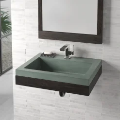 Native Trails Winemaker Napa 24" Wall-Mount Reclaimed Wood Vanity Base in Charred Oak, VNP248
