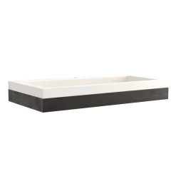 Native Trails Winemaker Napa 36" Wall-Mount Reclaimed Wood Vanity Base in Charred Oak, VNP368