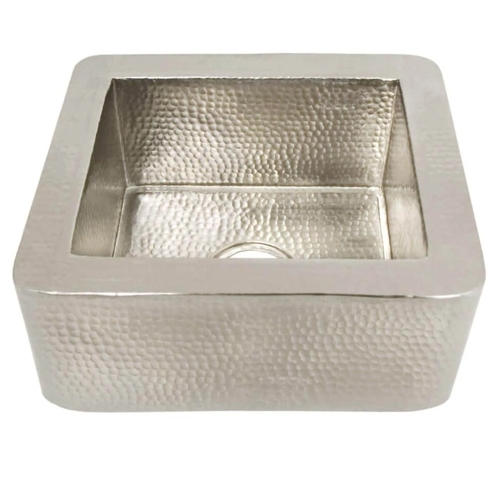 Native Trails Cabana 18" Nickel Farmhouse Sink, Brushed Nickel, CPS513