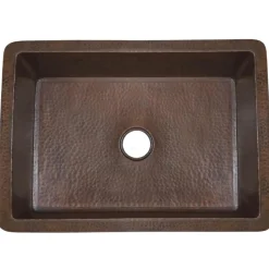 Native Trails Cocina 30" Copper Kitchen Sink, Antique Copper, CPK293