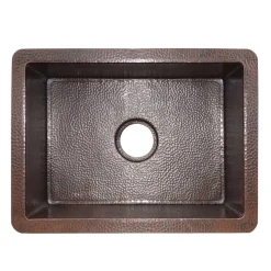 Native Trails Cocina 21" Copper Kitchen Sink, Antique Copper, CPK278