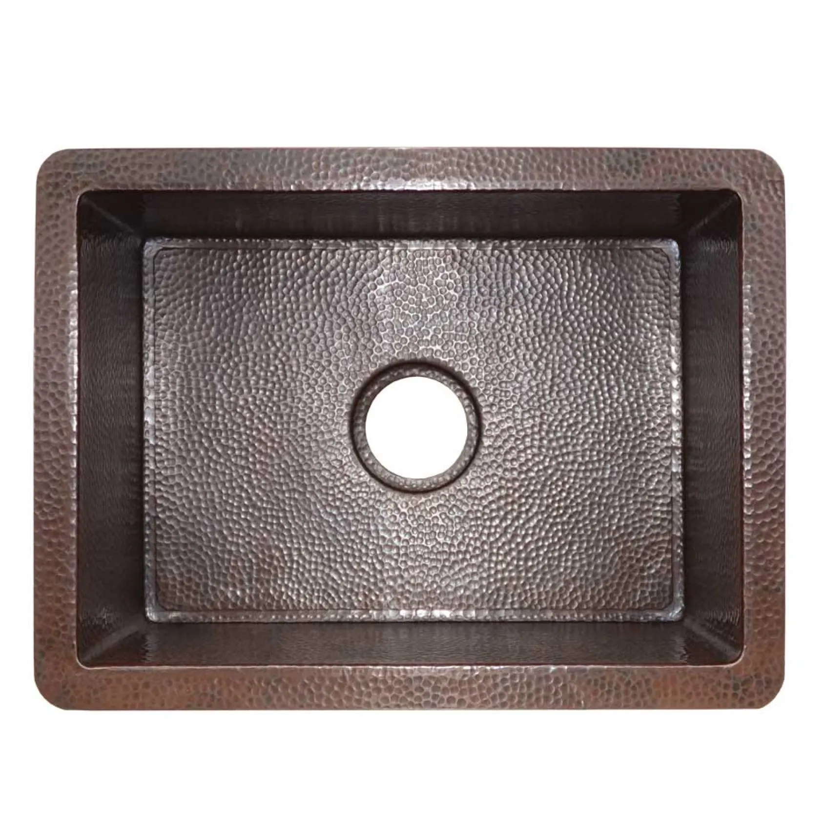 Native Trails Cocina 21" Copper Kitchen Sink, Antique Copper, CPK278