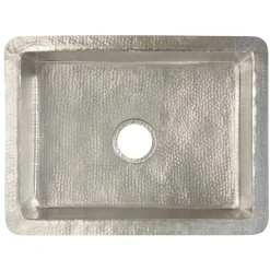 Native Trails Cocina 24" Nickel Kitchen Sink, Brushed Nickel, CPK579
