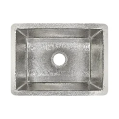 Native Trails Cocina 22" Undermount Copper Kitchen Sink, Polished Nickel, CPK878