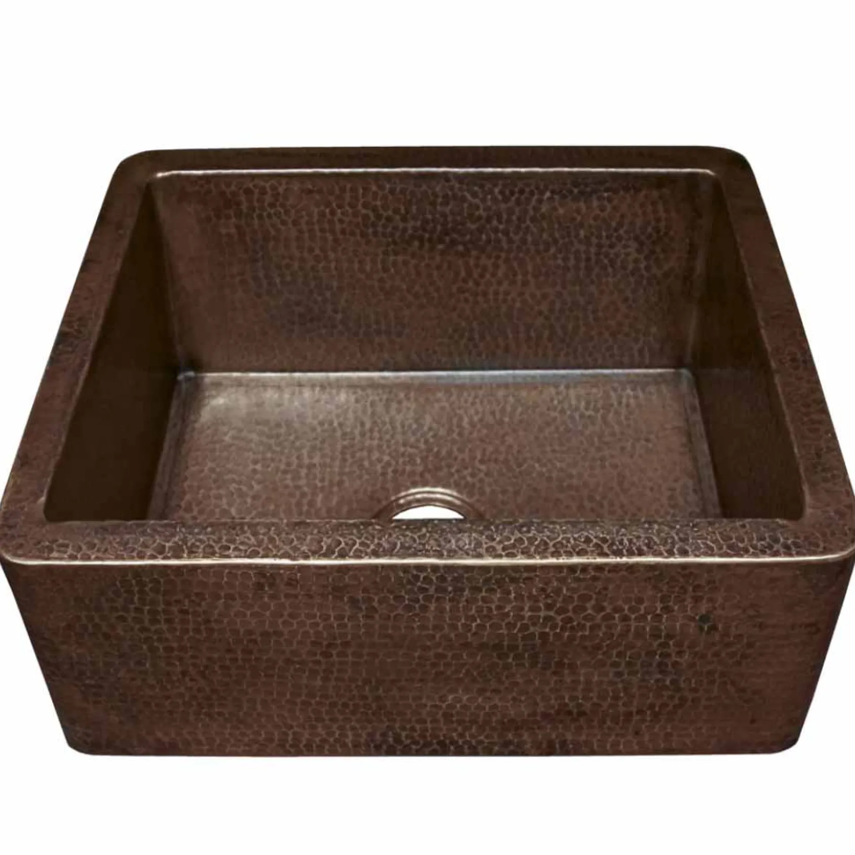 Native Trails 25" Copper Farmhouse Sink, Antique Copper, CPK270