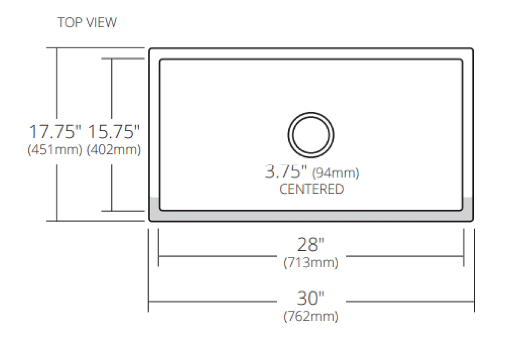 Native Trails Dreamer 30" Fireclay Farmhouse Sink, Matte Gold, PMK3018-G