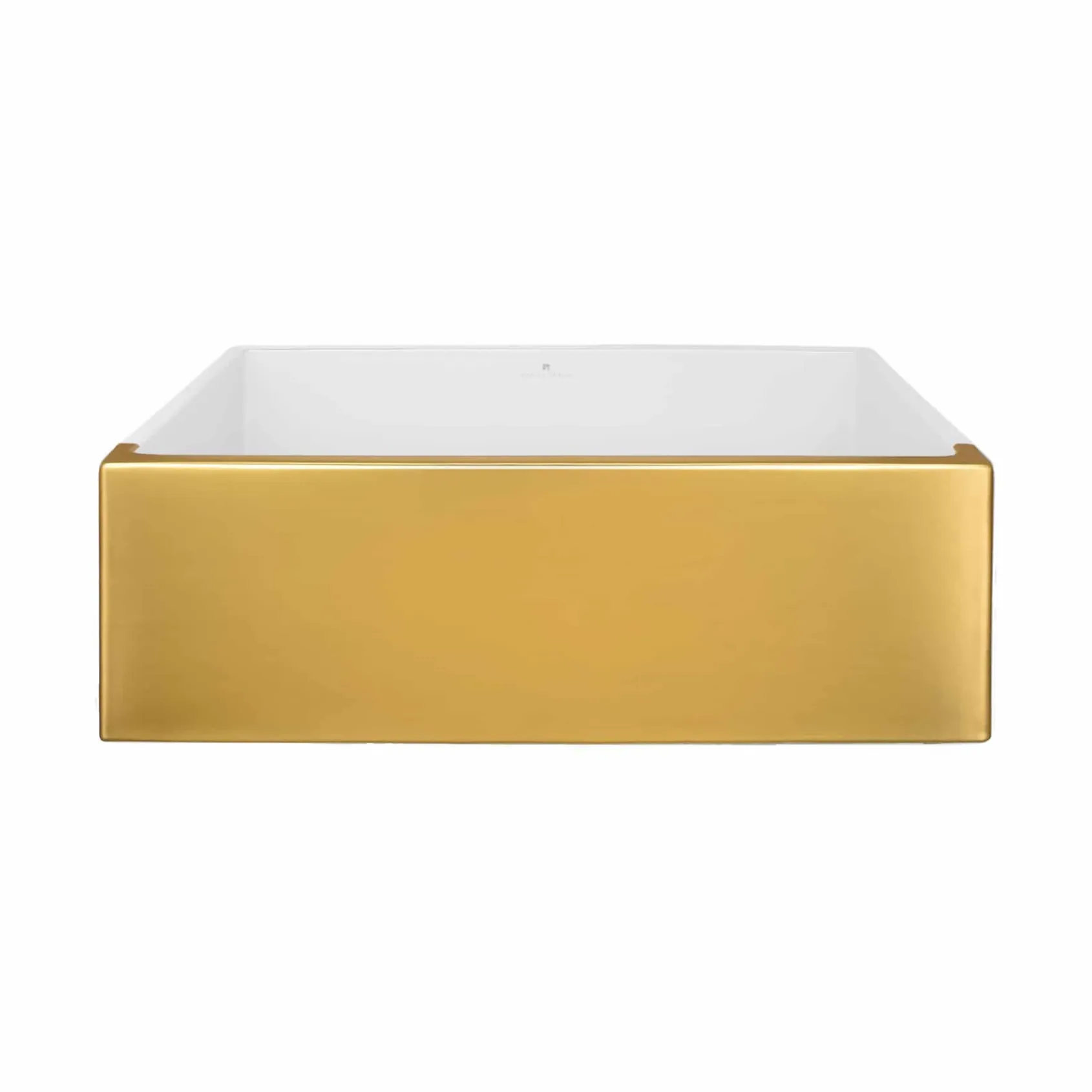 Native Trails Dreamer 30" Fireclay Farmhouse Sink, Matte Gold, PMK3018-G