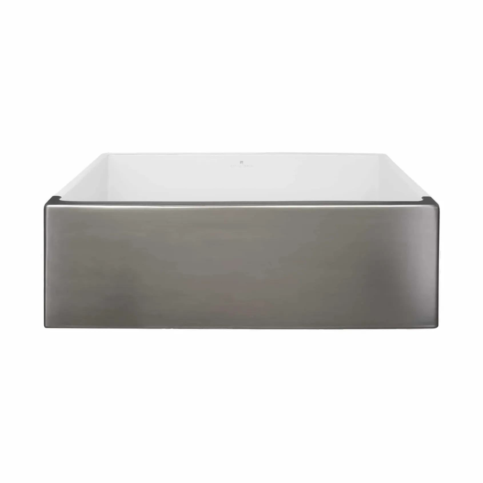 Native Trails Dreamer 30" Fireclay Farmhouse Sink, Platinum, PMK3018-P