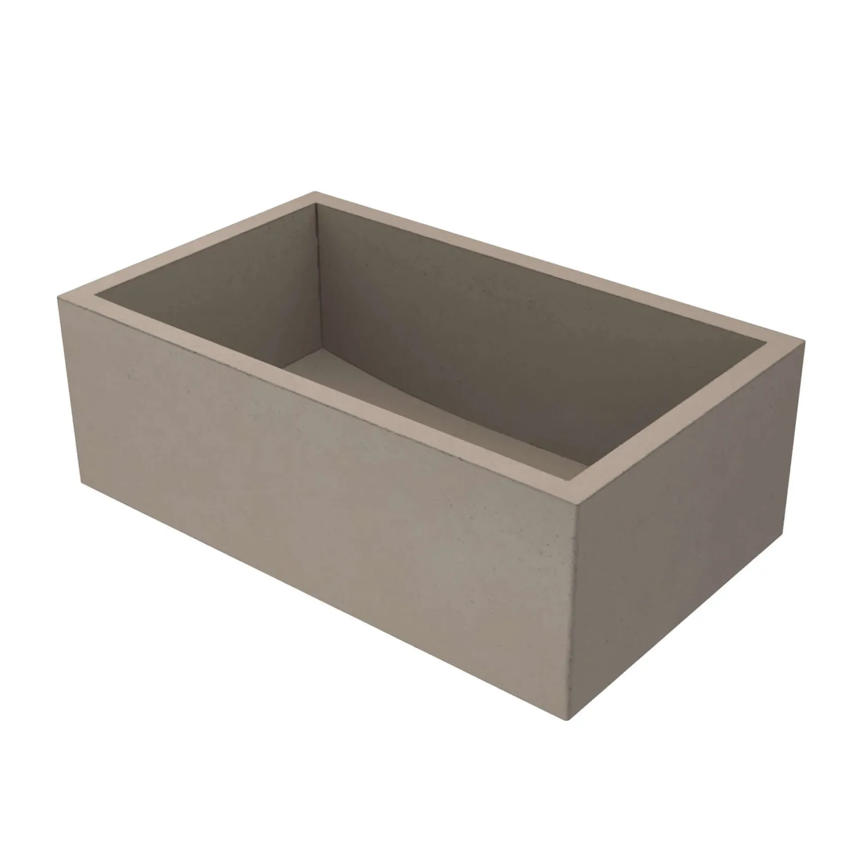 Native Trails 30" NativeStone Concrete Farmhouse Sink, Earth, NSK3018-E