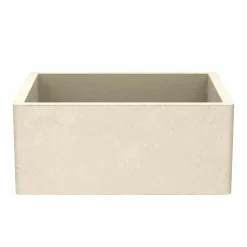 Native Trails 24" NativeStone Concrete Farmhouse Sink, Sand, NSK2418-D