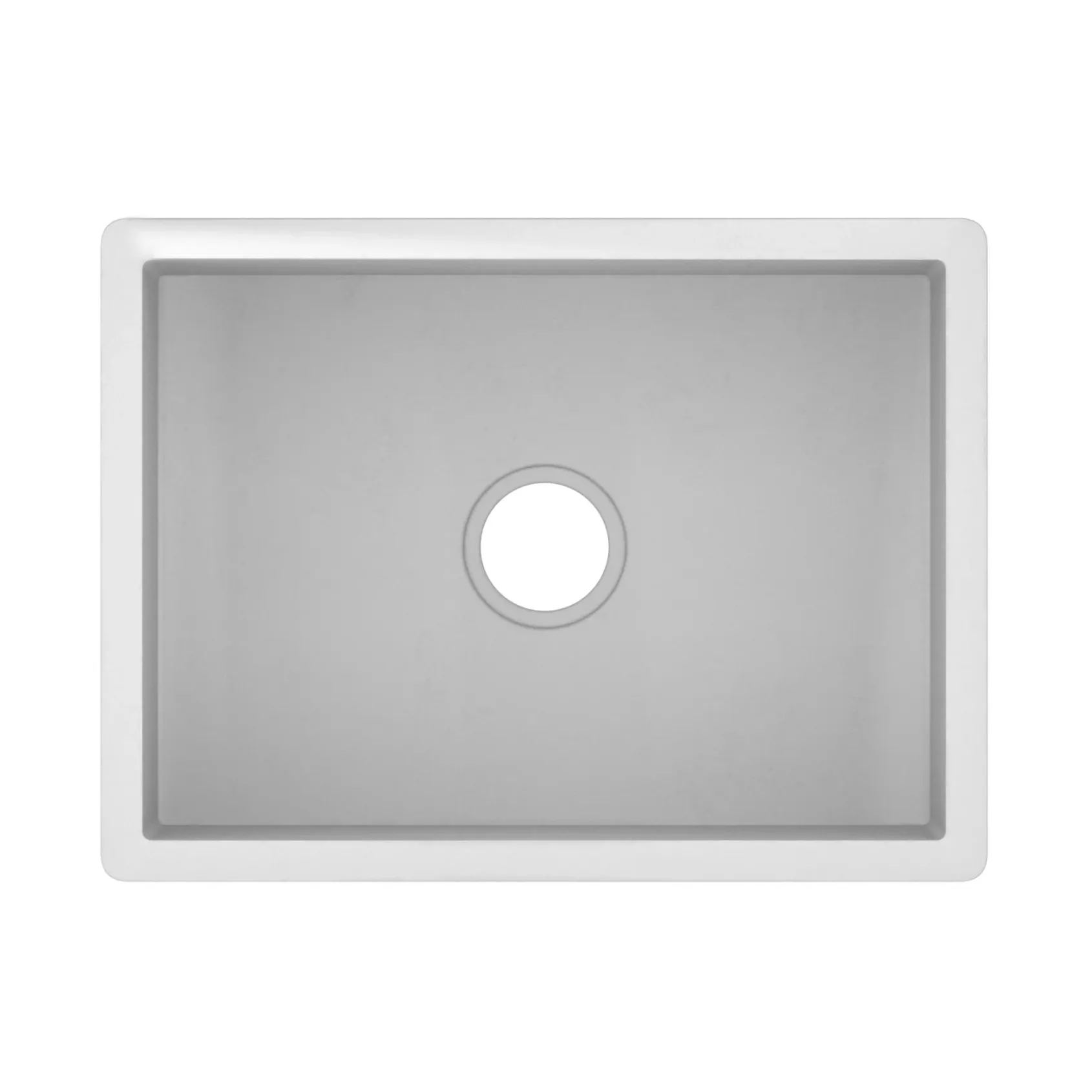 Native Trails 24" NativeStone Concrete Farmhouse Sink, Pearl, NSK2418-P