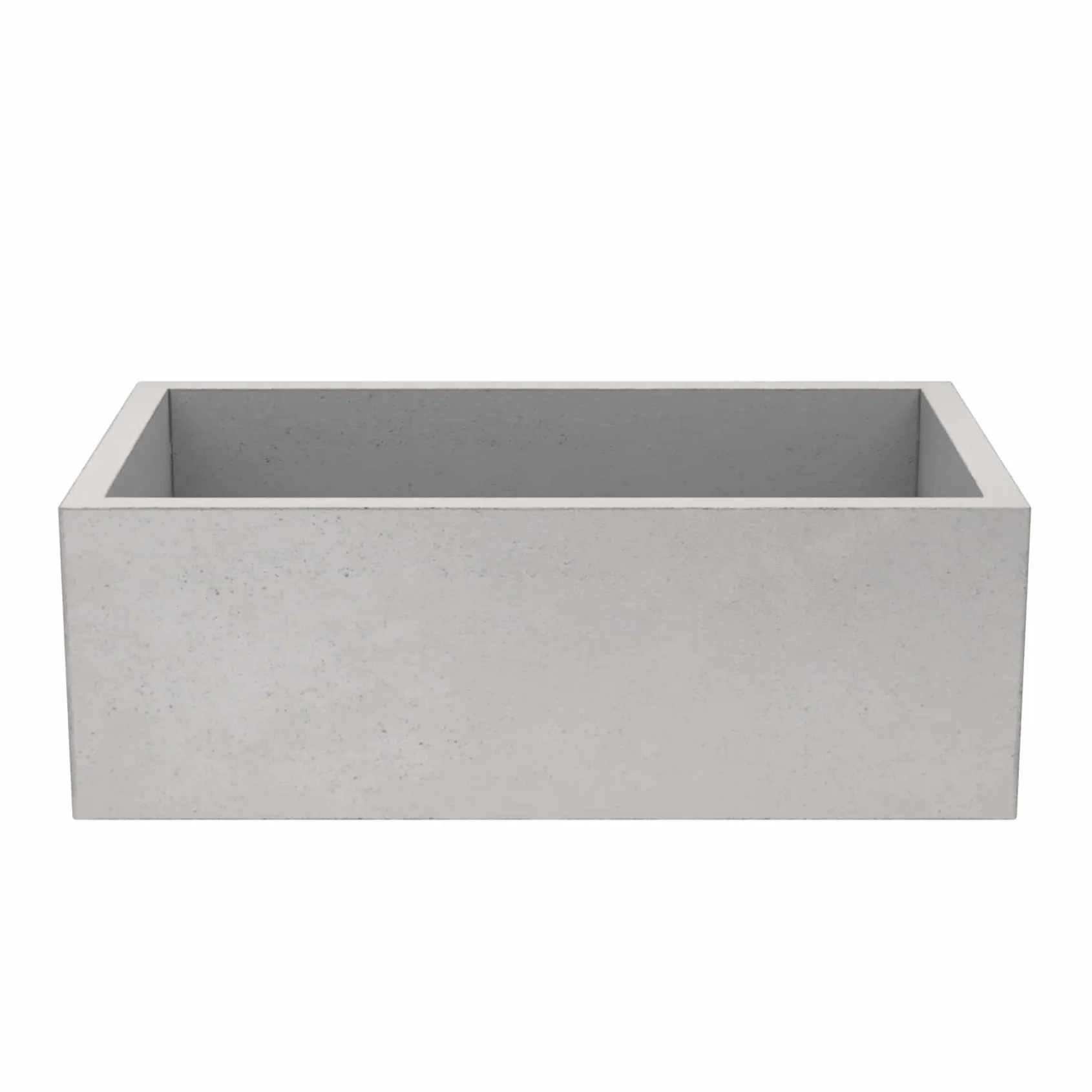 Native Trails 30" NativeStone Concrete Farmhouse Sink, Ash, NSK3018-A