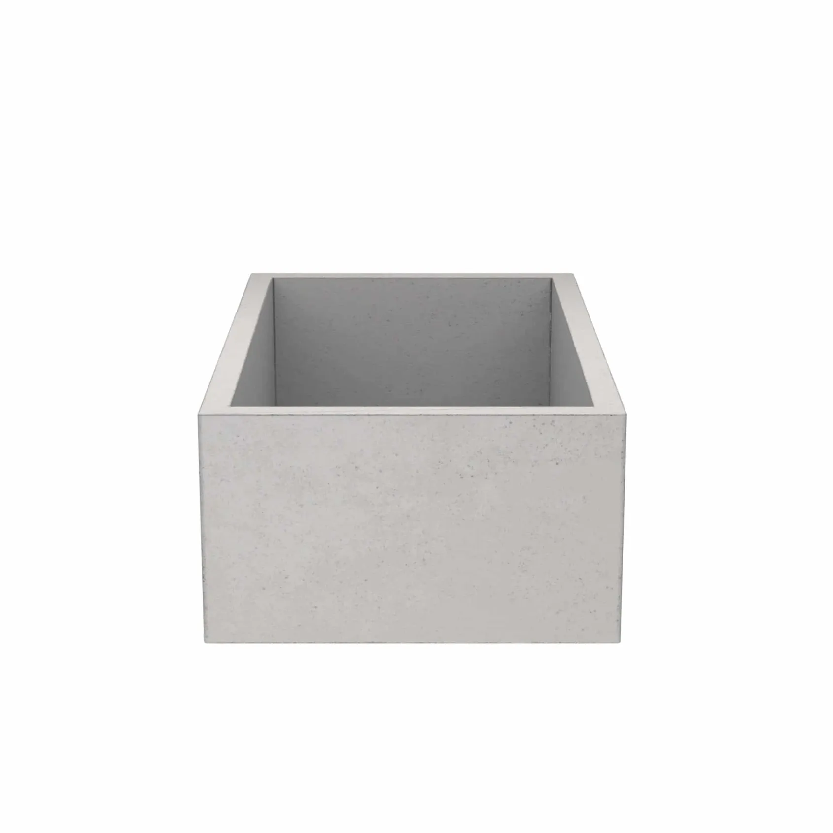 Native Trails 30" NativeStone Concrete Farmhouse Sink, Ash, NSK3018-A
