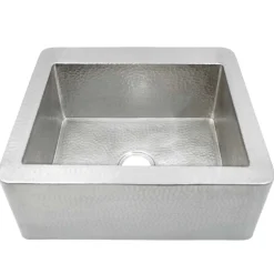 Native Trails 25" Nickel Farmhouse Sink, Brushed Nickel, CPK570
