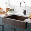 Native Trails Paragon 33" Copper Farmhouse Sink, Antique Copper, CPK291