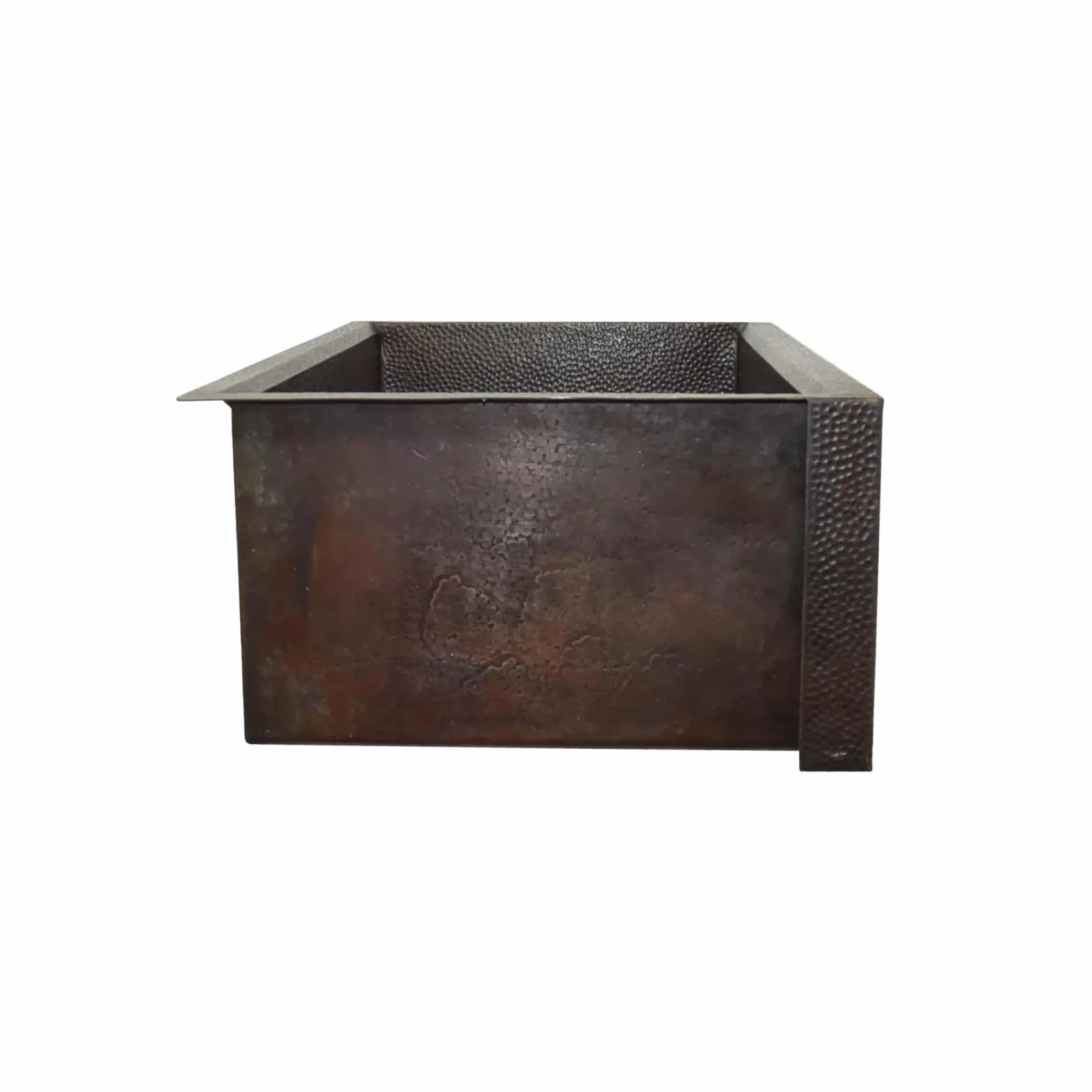 Native Trails Pinnacle Concierge 33" Copper Workstation Farmhouse Kitchen Sink, Antique Copper, CPKG292