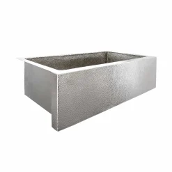Native Trails Pinnacle 33" Copper Farmhouse Sink, Polished Nickel, CPK892
