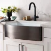 Native Trails Rendezvous 33" Fireclay Farmhouse Sink, Gunmetal, PMK3320-M