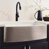 Native Trails Rendezvous 33" Fireclay Farmhouse Sink, Platinum, PMK3320-P