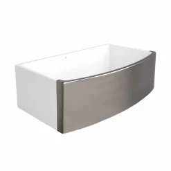 Native Trails Rendezvous 33" Fireclay Farmhouse Sink, Platinum, PMK3320-P