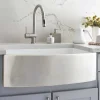 Native Trails Rendezvous 33" Fireclay Farmhouse Sink, Silver, PMK3320-S