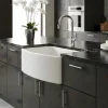 Native Trails Rendezvous 33" Fireclay Farmhouse Kitchen Sink, White, FRK3320-W