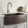 Native Trails Rhapsody 33" Copper Farmhouse Sink, Antique Copper, CPK295