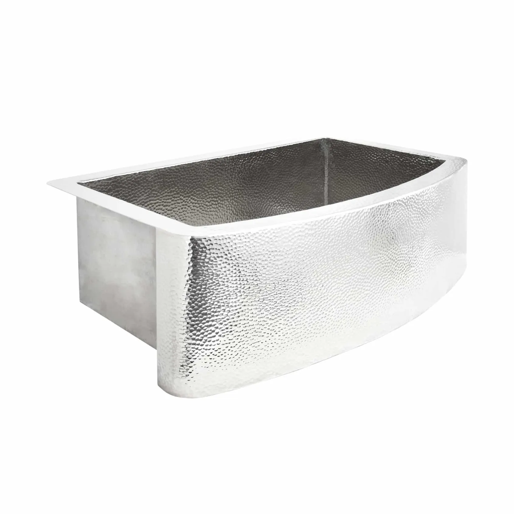 Native Trails Rhapsody 33" Copper Farmhouse Sink, Polished Nickel, CPK895