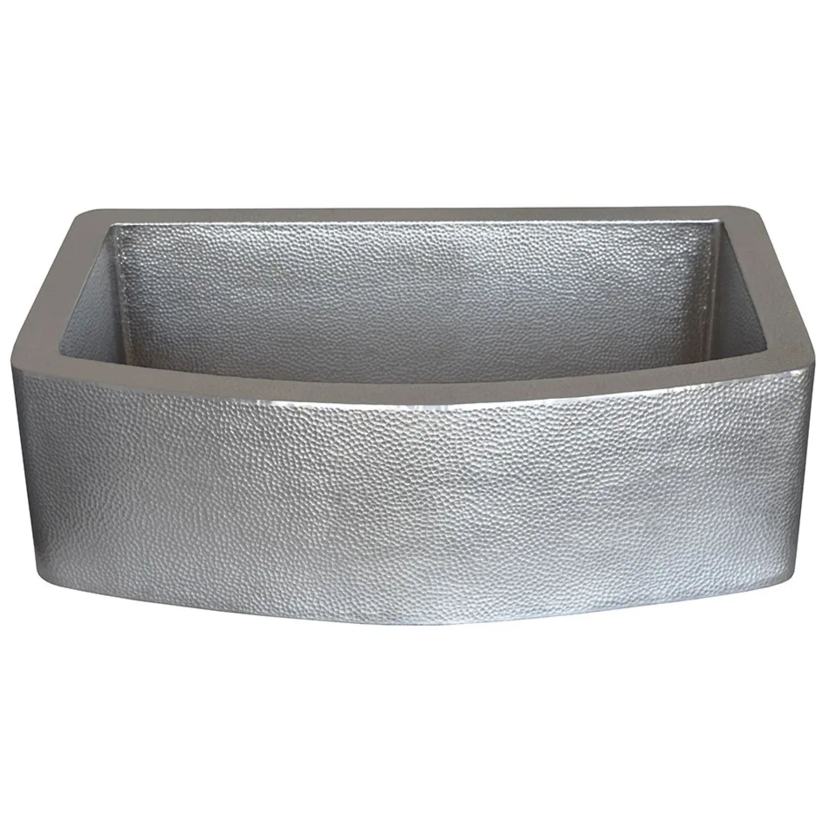 Native Trails Rhapsody 33" Nickel Farmhouse Sink, Brushed Nickel, CPK595