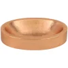 Premier Copper Products 17" Oval Copper Bathroom Sink, Polished Copper, VO17SKPC